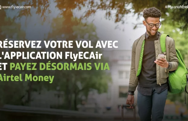 Payez désormais vos billets d\&rsquo;avion ECAir avec Airtel Money