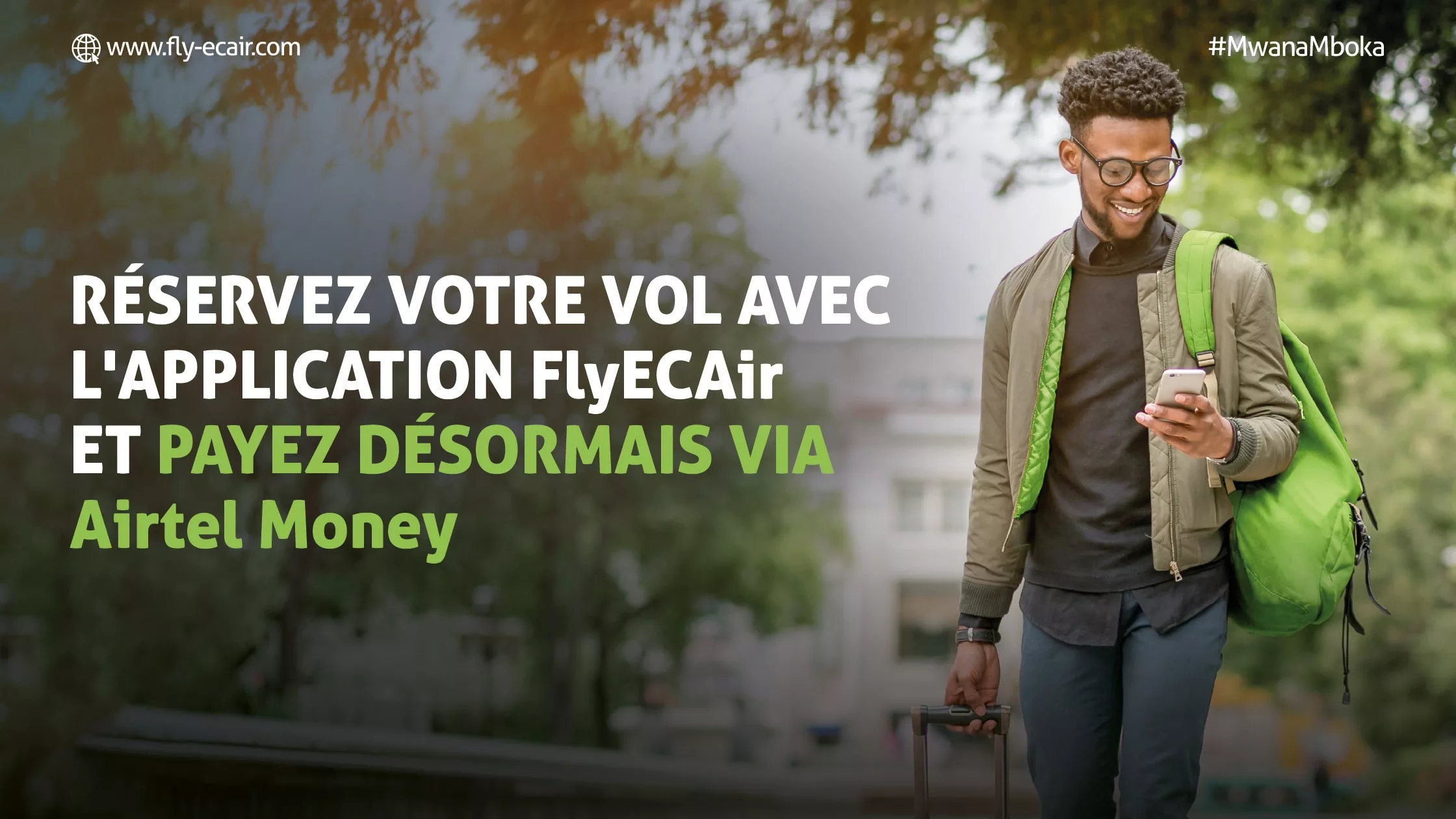 Payez désormais vos billets d\&rsquo;avion ECAir avec Airtel Money